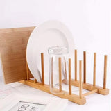 Bamboo lid/Plate Rack