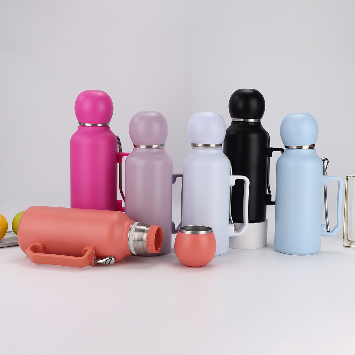 Flask With Cup & Spoon