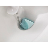 Slimline storage caddy supplied with the blue Joseph Joseph Flex toilet brush, third product image