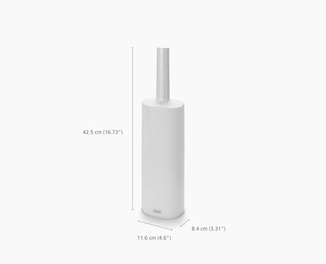 Joseph Joseph Flex TriBlade toilet brush white front view