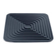 Joseph Joseph Flume folding draining mat in dark grey.