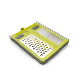 Green Joseph Joseph Fold Flat Grater Plus 4-in-1 box grater, second product view.