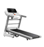 Silver and white GTS2 PRO treadmill with LCD console, auto incline and built-in massage belt