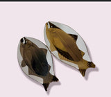 Gold fish plate Big  1pc