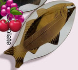 Gold fish plate Big  1pc