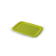 Joseph Joseph Grip non-slip serving tray in green with rubber stud surface, small size