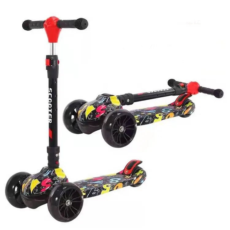 Scooter with Graffiti