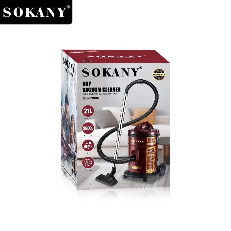 21L Cyclone Dry Electric Vacuum Cleaner with Blower Attachment