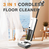 DSP Cordless 3-in-1 Shampooer Cleaner – Vacuum, Wash & Self-Clean – 21.6V, 178W, 1000ml Tank | BLDC Motor, LED Display