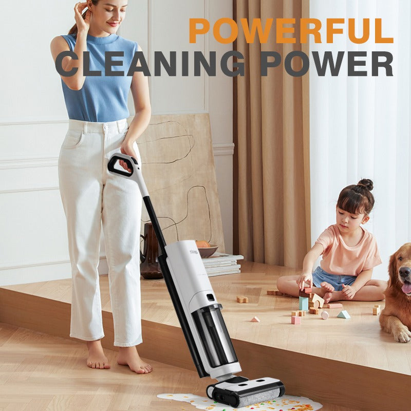 DSP Cordless 3-in-1 Shampooer Cleaner – Vacuum, Wash & Self-Clean – 21.6V, 178W, 1000ml Tank | BLDC Motor, LED Display