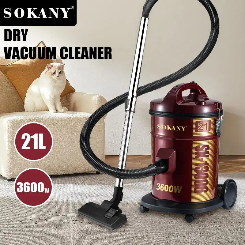 21L Cyclone Dry Electric Vacuum Cleaner with Blower Attachment
