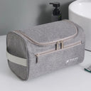 Travel Toiletry Bag for Hanging Men and Women Cosmetic Bag with Mesh and Zip Compartment Large Wash Bag Waterproof Men Women for Suitcase Hand Luggage