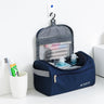 Travel Toiletry Bag for Hanging Men and Women Cosmetic Bag with Mesh and Zip Compartment Large Wash Bag Waterproof Men Women for Suitcase Hand Luggage