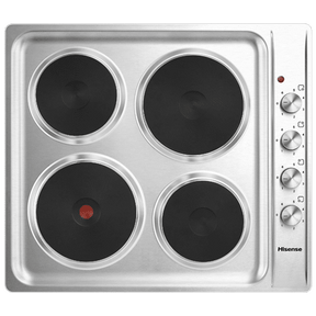 Hisense H60STES 60cm 4 plate electric hob stainless steel