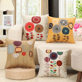 Retro Fashion Cotton Linen Blend Throw Pillow Covers
