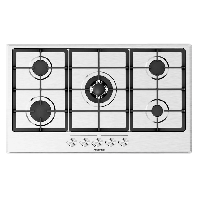 Hisense HGH951SS01 86cm 5 burner stainless steel gas hob