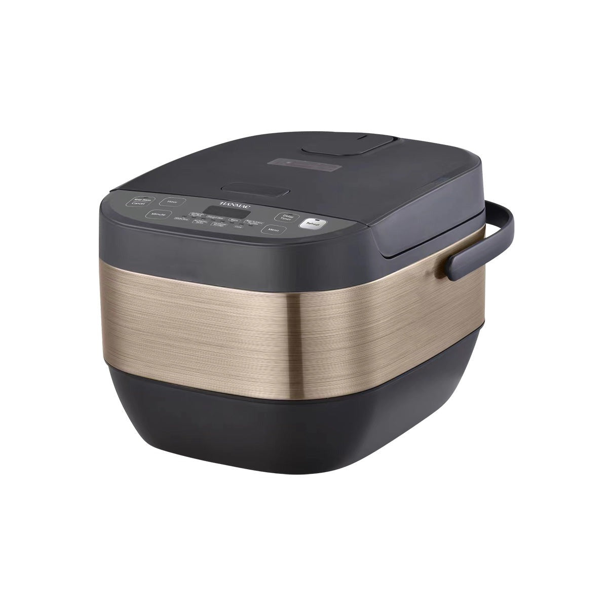Hanmac 5.5L 9-in-1 Multi Cooker Rice Cooker– 1100W, Stainless Steel Bo ...
