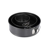 Non-Stick Round Springform Cake Pan Set | Leakproof Cheesecake Baking Pans with Removable Bottom