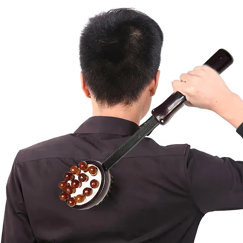 Handheld Meridian Hammer Massager Back Massage Hammer Foot Relaxation Massager Double Head Percussion Massager