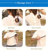 Handheld Meridian Hammer Massager Back Massage Hammer Foot Relaxation Massager Double Head Percussion Massager