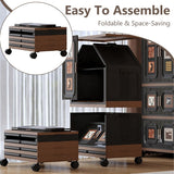 Large Capacity Foldable Wardrobe Portable Closet with Wheels | Easy-Assemble Removable Storage Cabinet for Baby, Kids & Adults