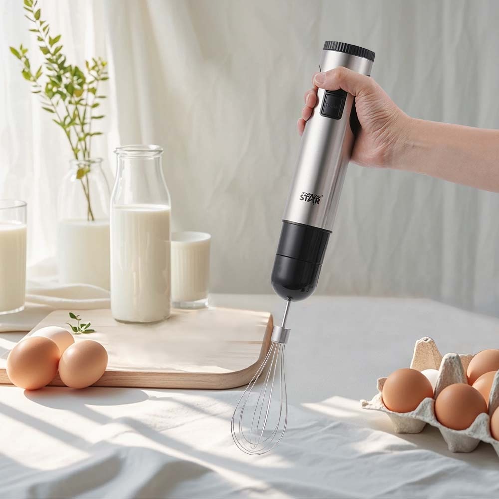 Winning Star 3-in-1 Electric Hand Mixer & Blender 220V | Egg Whisk Kitchen Hand Blender