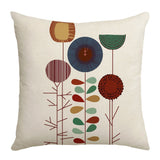 Retro Fashion Cotton Linen Blend Throw Pillow Covers