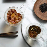 Heart Shaped 250 ml Double Wall Borosilicate Coffee Mugs