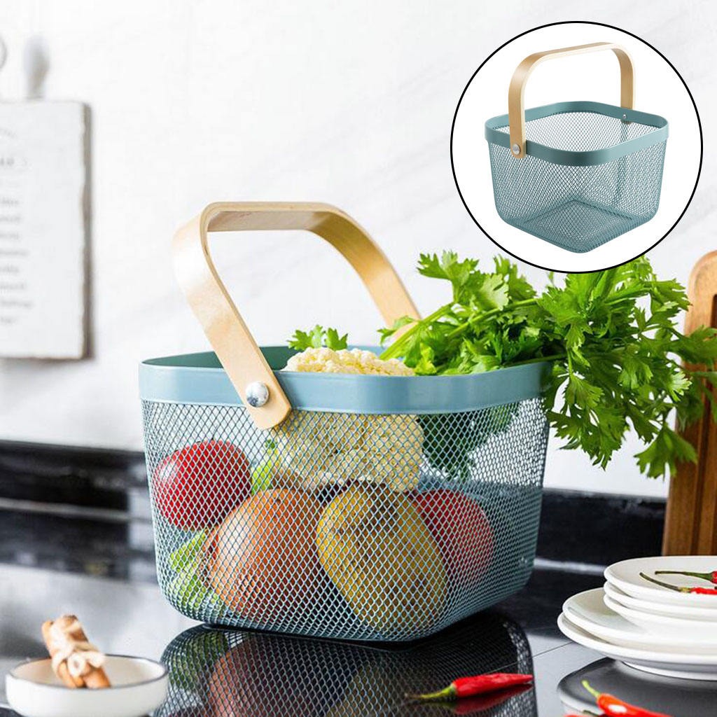 Multipurpose Organizing Mesh Basket Picnic/Fruit Basket-1 Pc