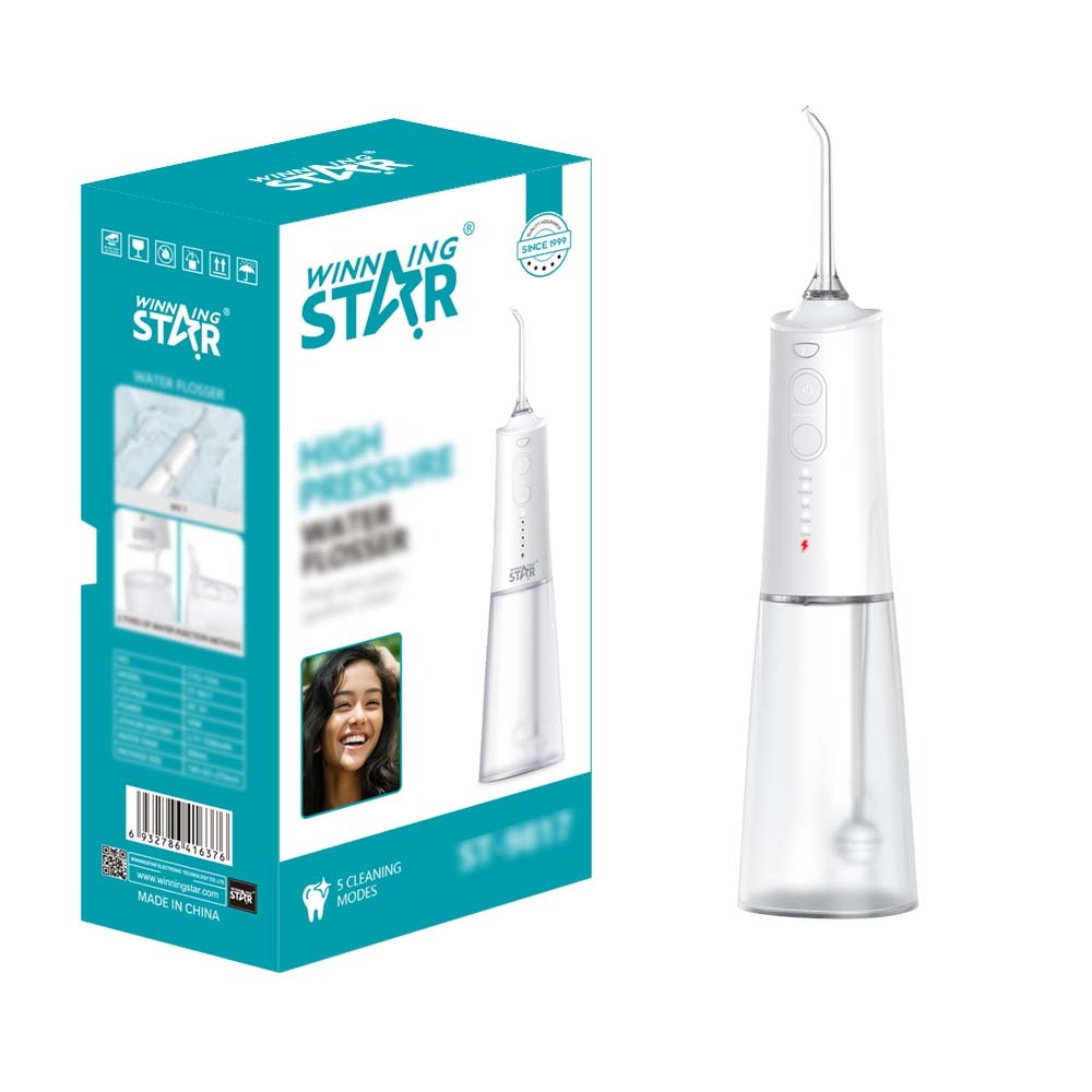 Winning Star IPX7 Waterproof Rechargeable Dental Water Flosser | Electric Oral Irrigator