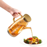 High Borosilicate Glass Oil Bottle with silicone base