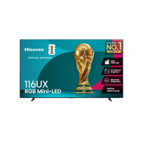 Hisense 116UX ULED Mini-LED RGB Smart TV