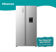 Hisense REF558DR 541L Side-by-Side Fridge