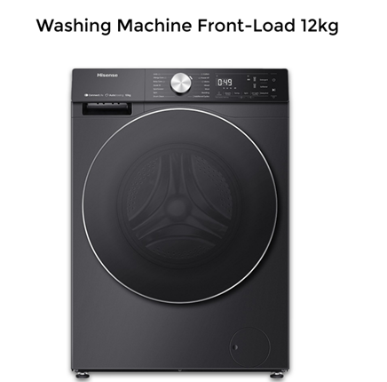 Hisense 12kg Front Load Full Automatic Washing Machine Grey | WFWY121VJMT