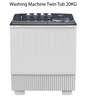 Hisense WSBE201 20kg Twin Tub Washing Machine