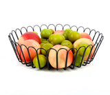 Creative Metal Fruit Bowl Basket round Iron Fruit Plate Stand