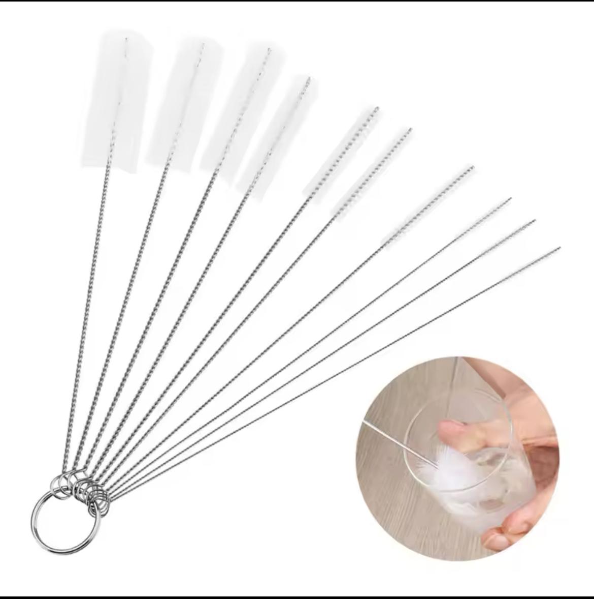 10Pcs Drinking Straw Cleaning Brush Set