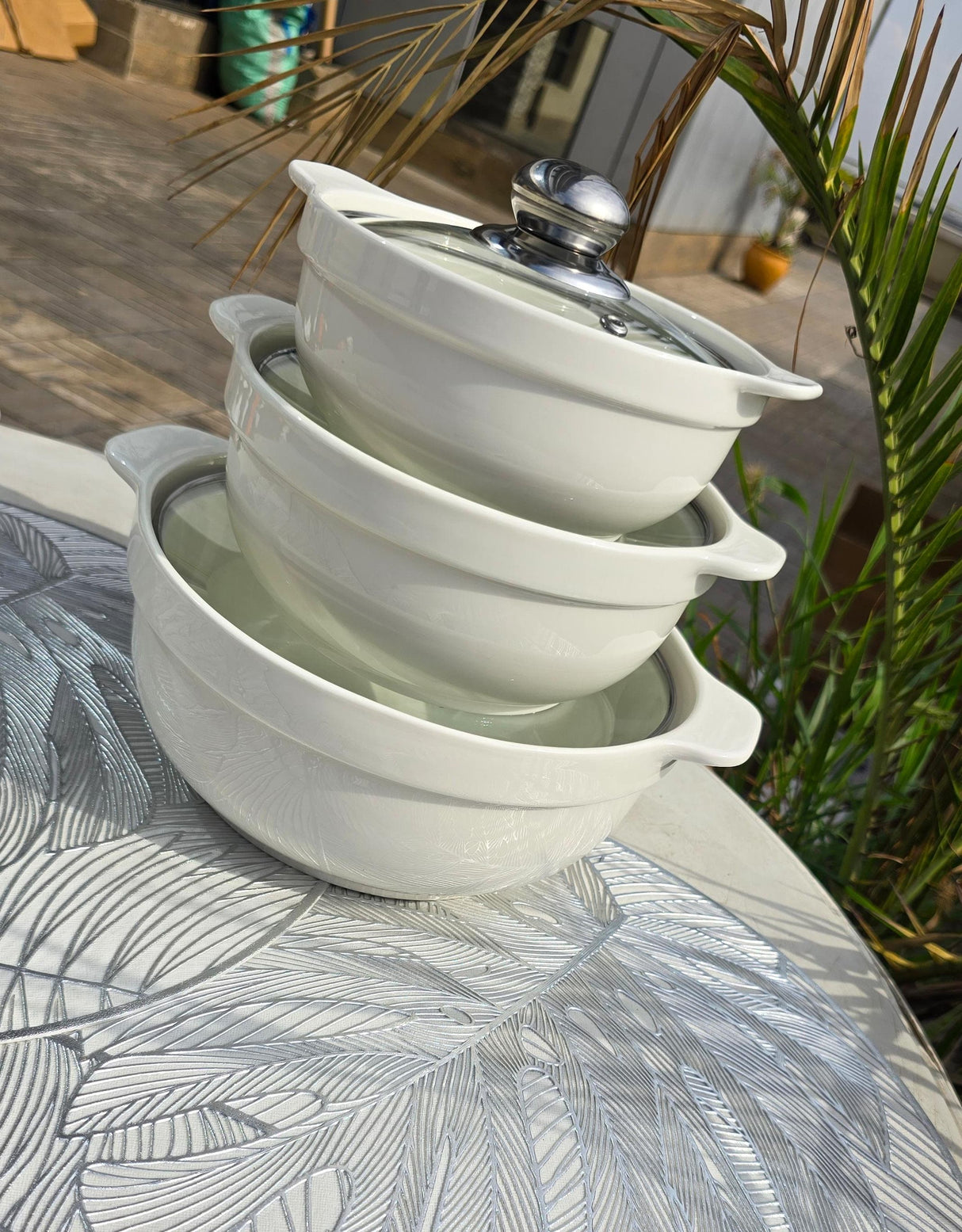 3in1 ceramic Soup Pots