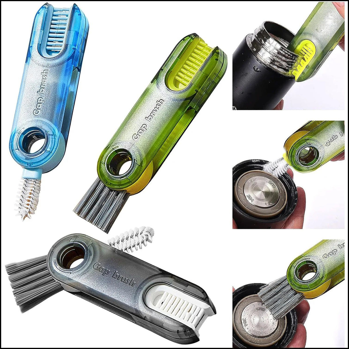 3-in-1 Bottle/Tumbler/Crevice Cleaning Brush