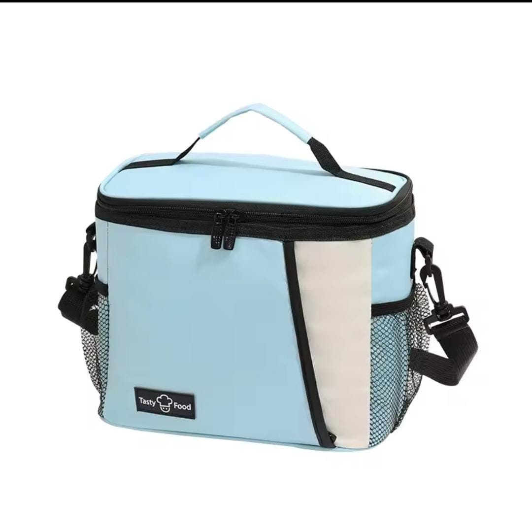 Budget Lunch Set: Max Fresh Stainless Steel Lunch Box with Cutlery and Insulated Bag