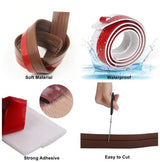 Rubber  adhesive door seal strip