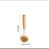 Kitchen /surface cleaning brush with wooden handle 2pcs