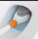 Duck shaped toilet brush holder + silicone toilet brush