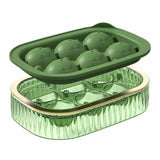 2 in 1 ice cube maker with tray and ball maker