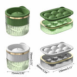 2 in 1 ice cube maker with tray and ball maker