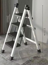 Multifunctional household folding ladder