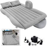 Portable inflatable car back seat bed