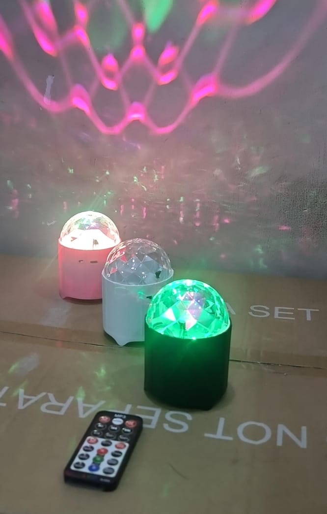 RECHARGEABLE Portable controlled bluetooth speaker mini music magic lamp 6w