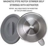AAA Battery powered 380ml stainless steel Magnetic stirring cup