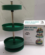 3 Tier rotating shelving